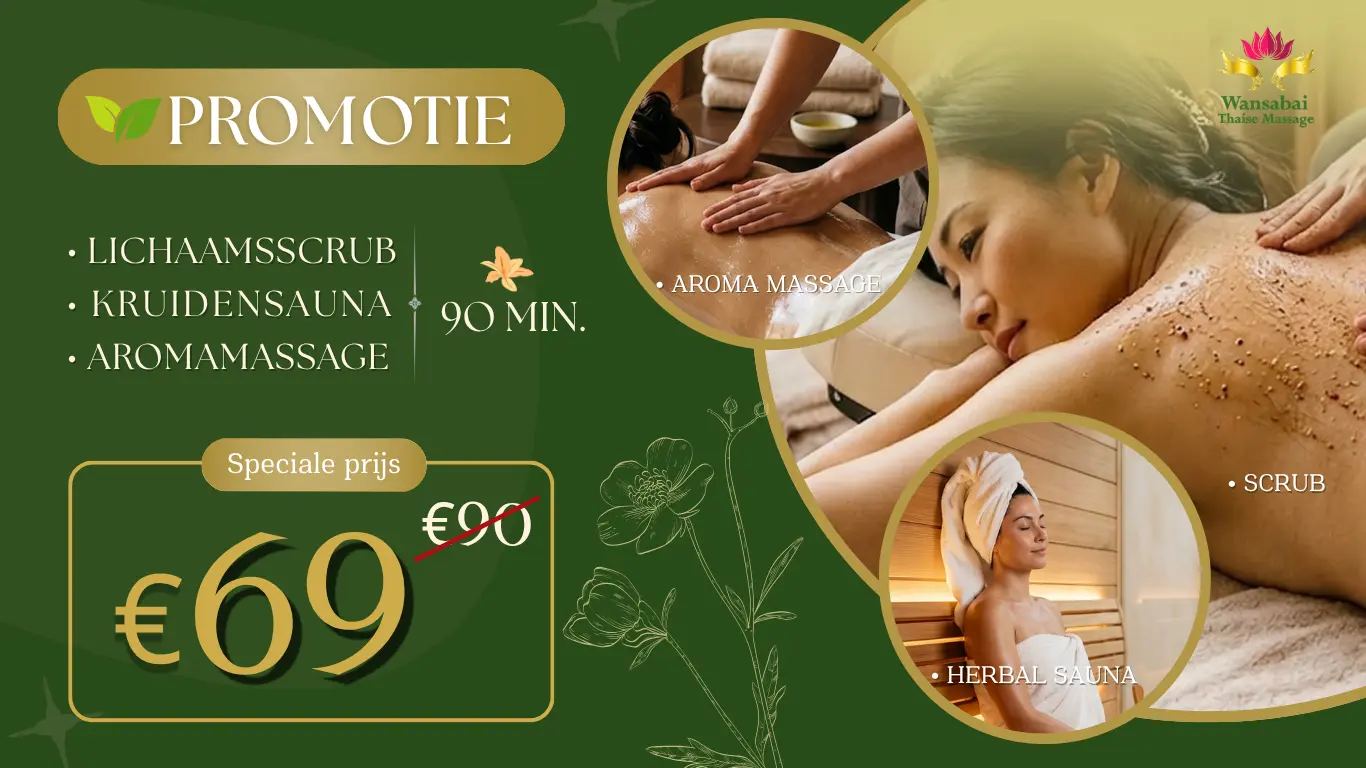 Promotie scrub en aromamassage
